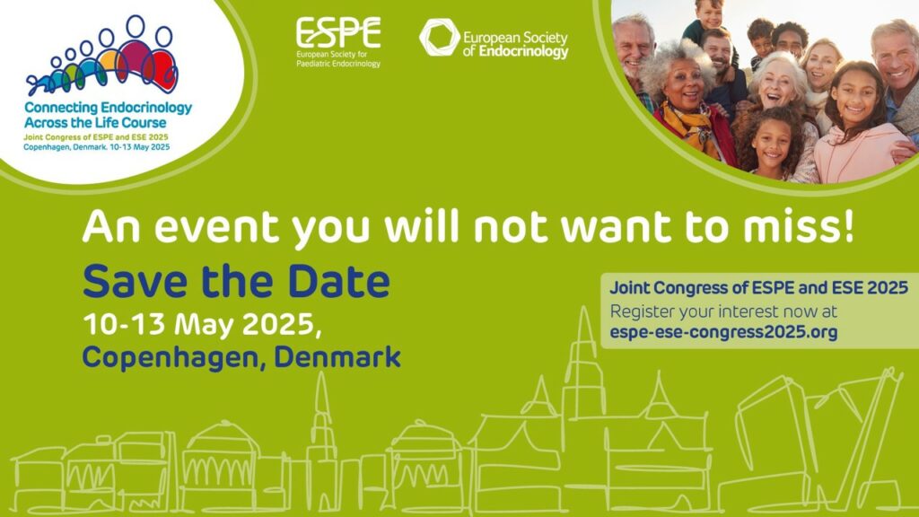 Joint Congress of ESPE and ESE 2025, Copenhagen, Denmark 1013 May 2025